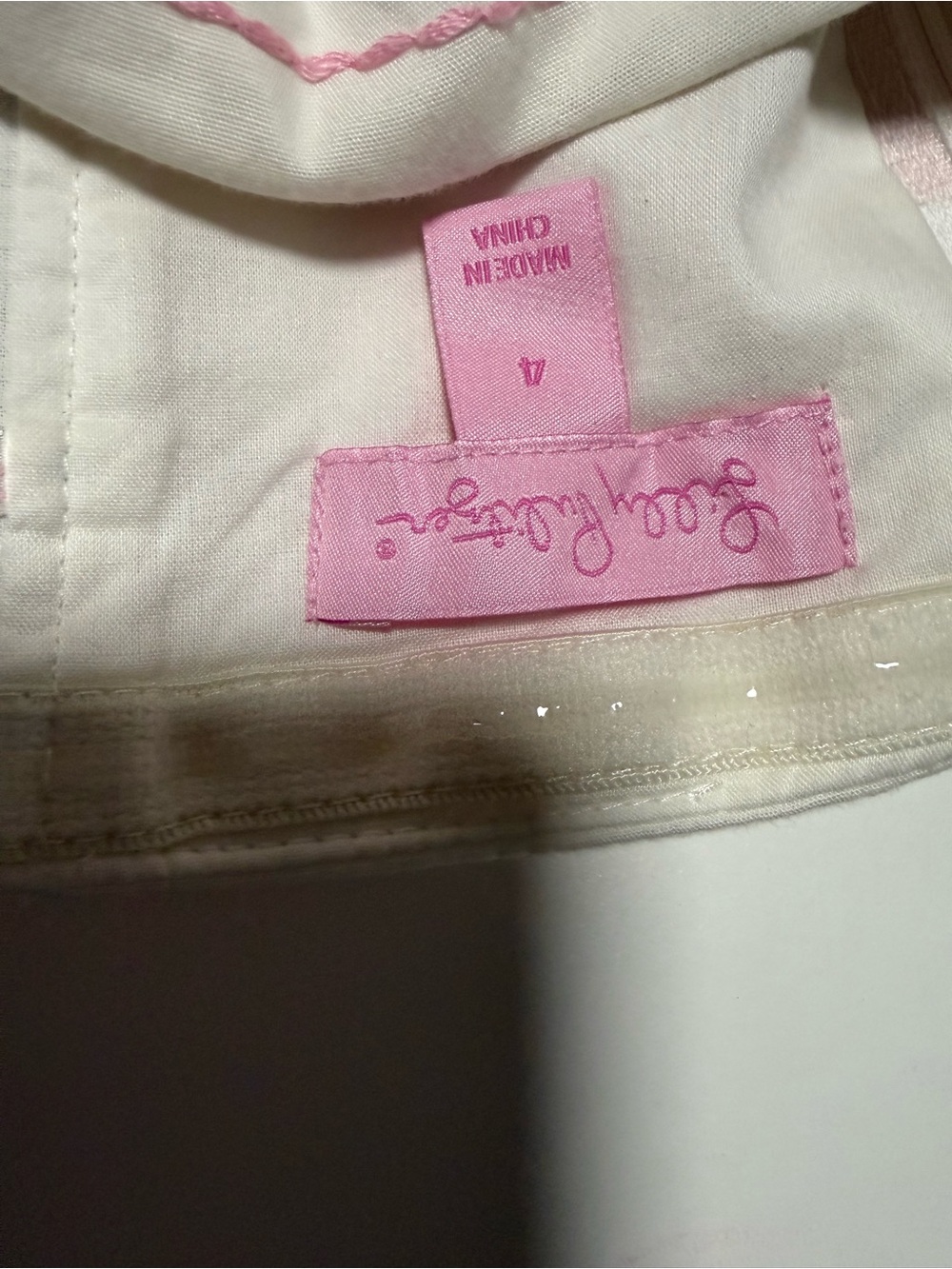 Lilly Pulitzer Strapless Floral Cotton Dress in White, Orange & Pink Size 4 - Picture 5 of 6